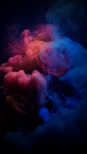 Blue And Red, Blue And Red Smoke HD phone wallpaper
