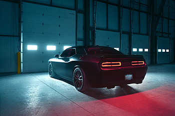 Dodge Challenger Srt Hellcat Rear, dodge-challenger-srt-hellcat-widebody, dodge-challenger, 2022-cars, behance HD wallpaper