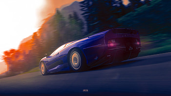 Jaguar XJ220 Art, jaguar, cars, artwork, artist, artstation HD wallpaper