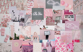 Pink and white aesthetic . Pink , Aesthetic , Pink laptop, Aesthetic Girl HD wallpaper