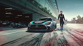 2025 Mercedes-AMG GT2 Edition W16, Coupe, Edition 16, Race Car, Turbo, V8 HD wallpaper