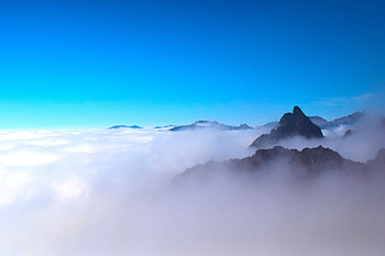 Sea Of Clouds Mountains Peak , sea-of-clouds, mountains, nature, peak HD wallpaper