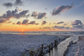 horizon, nature, beach HD wallpaper