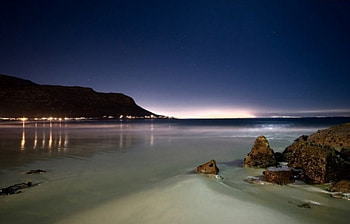 night beach, sea, waves, beach HD wallpaper