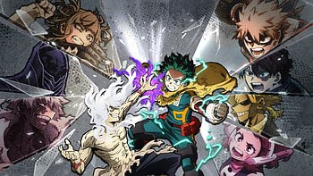 My Hero Academia — Deku's Resolute Charge HD wallpaper