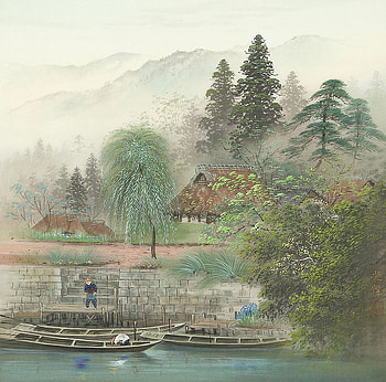 Koukei Kojima, nature, art, drawing HD wallpaper