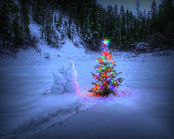 Christmas Spirit, winter, holidays, New Year, attractions in dreams, snowmen, love four seasons, Christmas, snow, xmas and new year, christmas tree HD wallpaper