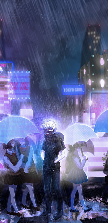 Kaneki in the Rain — Tokyo Ghoul, Ken Kaneki, Anime, Tokyo Ghoul HD phone wallpaper