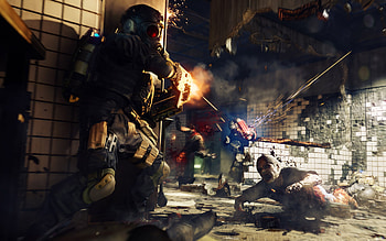 Umbrella Corp, Resident Evil, Hunk (Resident Evil), gun, zombie HD wallpaper