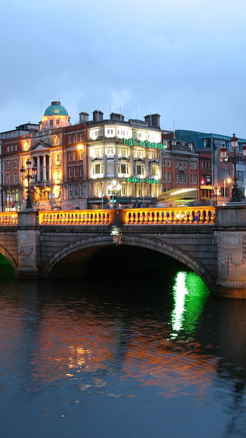 O'Connell Bridge, Dublin HD phone wallpaper