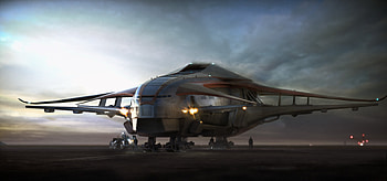 Starship, spaceship, artist, artwork, digital-art HD wallpaper