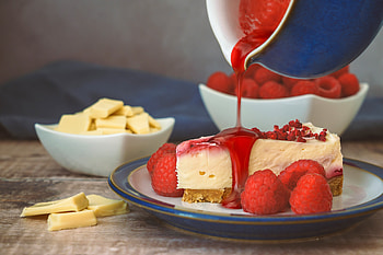Creamy cheesecake dessert, Tempting indulgence, Decadent treat, Divine HD wallpaper