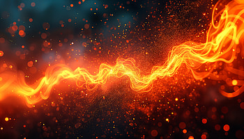 Vibrant Flames: Ultra, fire, sparkles, Abstract, light, energy HD wallpaper