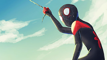Spiderman Taking Off, spiderman-into-the-spider-verse, spiderman, superheroes, artwork, artist, digital-art, deviantart HD wallpaper