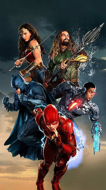 Justice League Android , Superhero team, Action-packed, Epic battles HD phone wallpaper