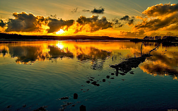 Landscape, Sunset HD wallpaper