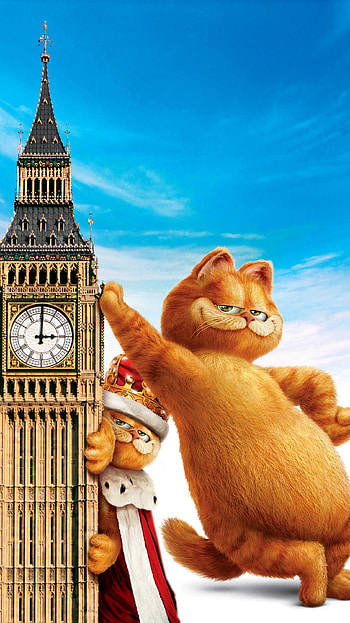 A Tail of Two Kitties, Garfield HD phone wallpaper
