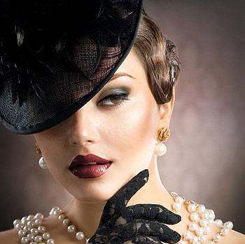 Stylish and Chic beauty for Isabelle000, subbotina anna, chic, hat, stylish, beauty HD wallpaper