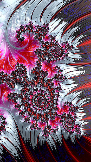 Trippy Psychedelic Fractal, trippy, psychedelic, aesthetic, Abstract, fractal HD phone wallpaper