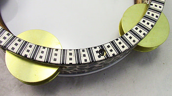 Turkish tunable riq tambourine, Handmade beauty, Mother of pearl, Artful craftsmanship HD wallpaper