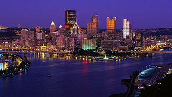 Pittsburgh skyline, Urban landscapes, Cityscapes at dusk, Skyline graphy HD wallpaper