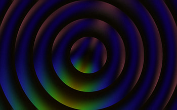 Abstract, Dark, Circles, Overflow HD wallpaper