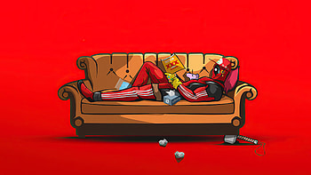 Deadpool Chilling, deadpool, superheroes, artwork, artist HD wallpaper
