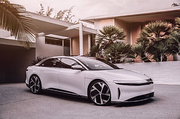 Luxury E-Car, Lucid Motors HD wallpaper