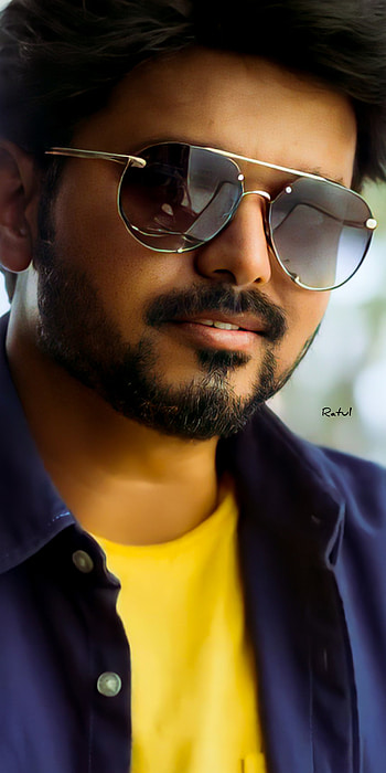 Bigil, glasses, thalapathy Vijay, thalapathy, vijay HD phone wallpaper