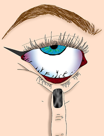Trippy eye, drawing, cute HD phone wallpaper