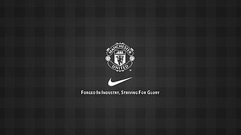 Manchester United Black Logo by DALIBOR | manchester . HD wallpaper
