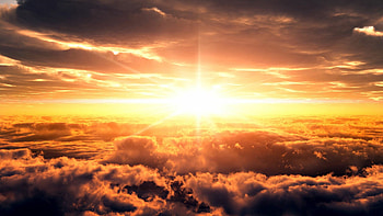 Sunshine burst, Sunlit landscapes, Warmth and light, Sunny paradise HD wallpaper