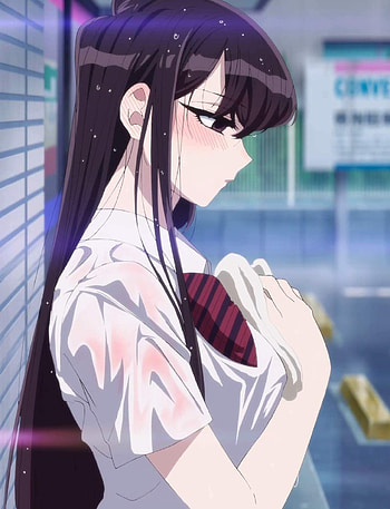 Komi sanwa, anime_, girl_japan HD phone wallpaper