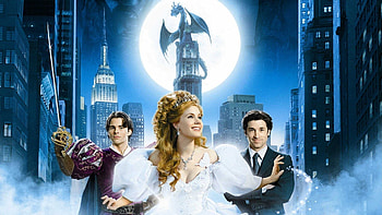 Patrick Dempsey, Enchanted , background , cat HD wallpaper