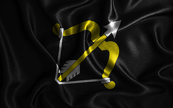 Southern Savonia flag, , silk wavy flags, Finnish regions, Day of Southern Savonia, Flag of Southern Savonia, fabric flags, 3D art, Southern Savonia, Regions of Finland, Finland HD wallpaper