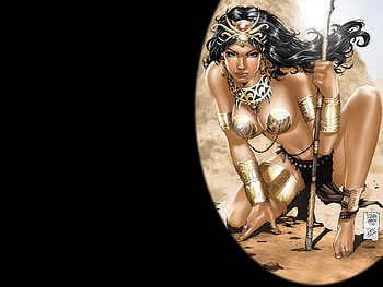 Fantasy, comic, girl, female HD wallpaper