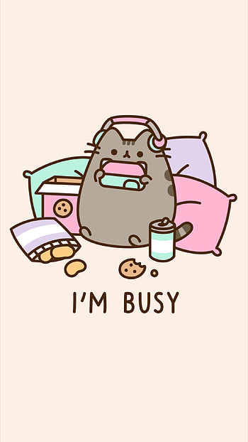 Pusheen Cat iPad, Cute Kawaii HD phone wallpaper