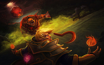 Invoker vs Pudge, Invoker HD wallpaper