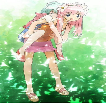 Nap Time!, sandals, shadow, normad backpack, sleepy, grass, tree, milfeulle, anime, light, vanilla, flowers, shades HD wallpaper