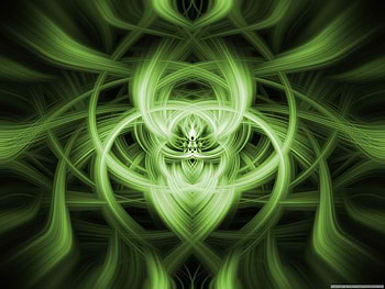 green, abstract, fantasy, color HD wallpaper
