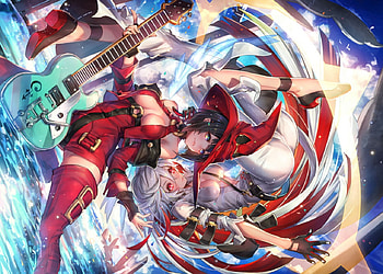 Jack-o and I-no ggxrd, Yuri, Guilty gear, I-no, Couple, Videogames, Jack-o valentine, Anime couple HD wallpaper
