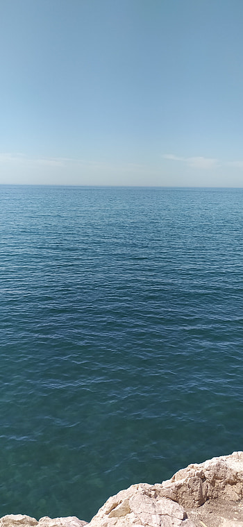 Sea, océano, cielo, verde, water, ski, calm, playa, ocean, beach, azul, agua, mar HD phone wallpaper