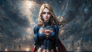 Supergirl The Power Of The Evening Star, supergirl, superheroes, artist, artwork, digital-art, artstation HD wallpaper