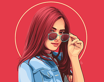 Urban Glasses Girl Digital Art , artist, artwork, digital-art, behance HD wallpaper
