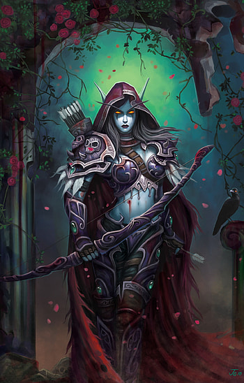 Sylvanas Windrunner HD phone wallpaper