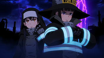 Fire Force: Maki Oze & Tamaki Kotatsu —, Anime, Fire Force, Maki Oze, Tamaki Kotatsu HD wallpaper