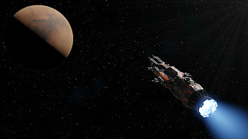 The Expanse, Jason Clarke's portfolio, Rocinante fan art, Stunning HD wallpaper