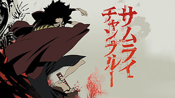 Samurai Champloo - Mugen, typography, anime, Mugen, japanese characters, Samurai Champloo, illustration, character HD wallpaper