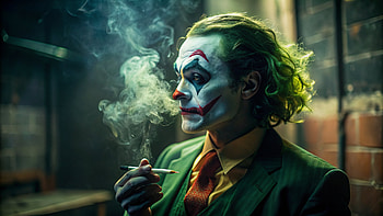 Joker smokes, movie, Joker HD wallpaper
