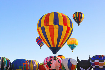 Hot air balloons, colorful, festival HD wallpaper